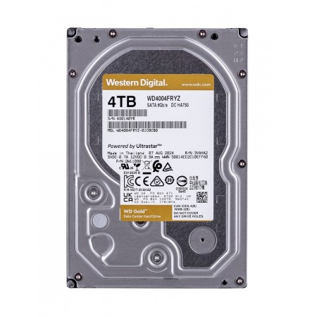 Western Digital Gold WD4004FRYZ internal hard drive 3.5" 4 TB Serial ATA III