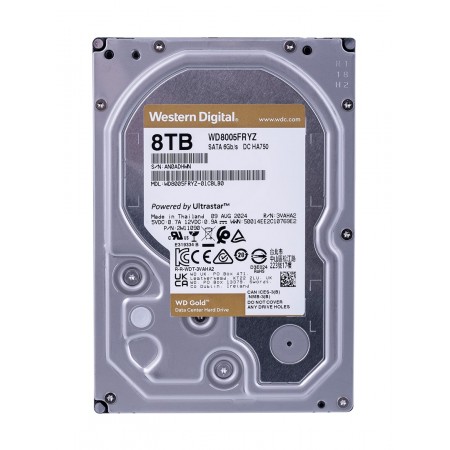 Western Digital Gold WD8005FRYZ internal hard drive 3.5" 8 TB Serial ATA III