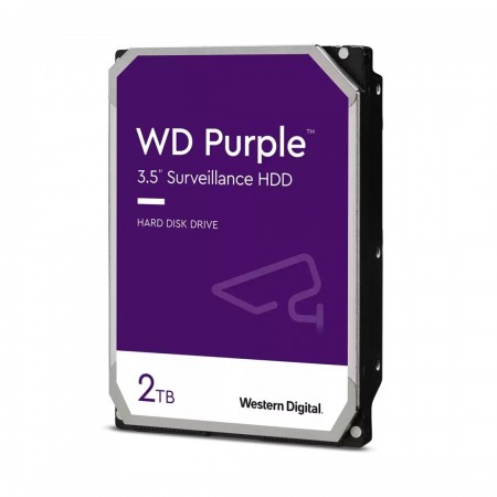 Western Digital Purple WD23PURZ internal hard drive 2 TB 3.5" Serial ATA