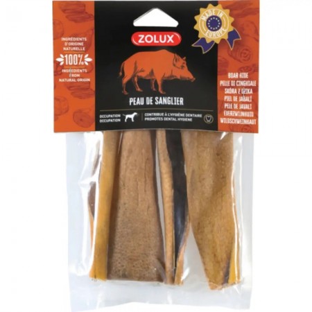 ZOLUX Boar skin - Dog treat - 100g