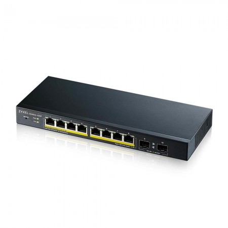 Zyxel GS1900-10HP Gerido L2 Gigabit Ethernet (10 100 1000) Power over Ethernet (PoE) Preto