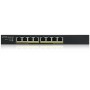 Zyxel GS1915-8EP Gerido L2 Gigabit Ethernet (10 100 1000) Power over Ethernet (PoE) Preto