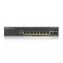 Zyxel GS1920-8HPV2 Gerido Gigabit Ethernet (10 100 1000) Power over Ethernet (PoE) Preto