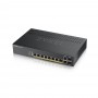 Zyxel GS1920-8HPV2 Gerido Gigabit Ethernet (10 100 1000) Power over Ethernet (PoE) Preto