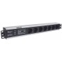 Intellinet 714006 PDU 7 tomada(s) CA 1.5U Preto