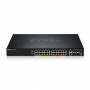 Zyxel XGS2220-30HP Gerido L3 Gigabit Ethernet (10 100 1000) Power over Ethernet (PoE) Preto