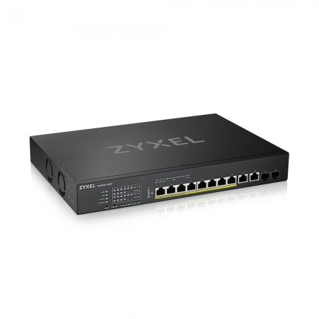 Zyxel XS1930-12HP-ZZ0101F switch de rede Gerido L3 10G Ethernet (100 1000 10000) Power over Ethernet (PoE) Preto