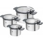 ZWILLING SIMPLIFY 66870-004-0 Pots set Stainless steel 4 pcs. Silver Black