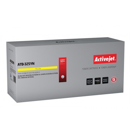 Activejet ATB-325YN toner for Brother printer- Brother TN-325Y replacement- Supreme- 3500 pages- yellow