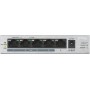 Zyxel GS1005HP Não-gerido Gigabit Ethernet (10 100 1000) Power over Ethernet (PoE) Prateado