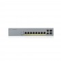 Zyxel GS1350-12HP-EU0101F switch de rede Gerido L2 Gigabit Ethernet (10 100 1000) Power over Ethernet (PoE) Cinzento