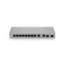Zyxel XGS1010-12-ZZ0102F switch de rede Não-gerido Gigabit Ethernet (10 100 1000) Cinzento