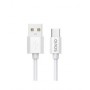 USB cable 2 m USB 2.0, USB A - USB C White SAVIO CL-168