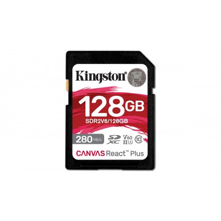 Kingston Technology Canvas React Plus 128 GB SDXC UHS-II Classe 10