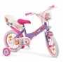 Children's Bike 14" Paw Patrol Purple 1480 Girl TOIMSA