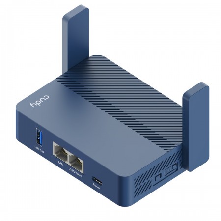 Cudy AX3000 wireless router Gigabit Ethernet Blue