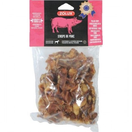 ZOLUX Pork Strips - Dog Treat - 500g