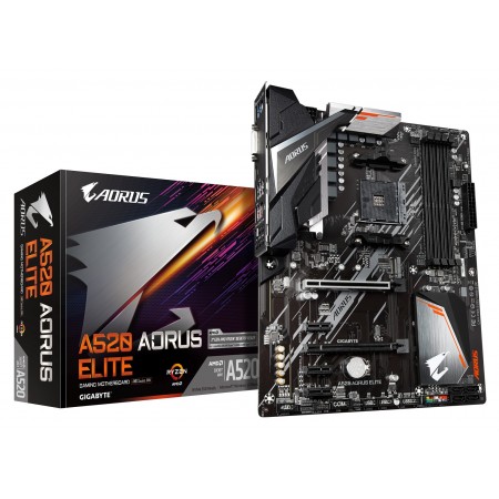 GIGABYTE A520 AORUS ELITE motherboard AMD A520 Socket AM4 ATX