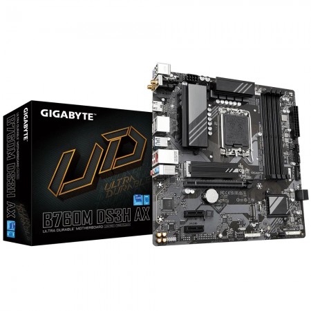 GIGABYTE B760M DS3H AX motherboard Intel B760 Express LGA 1700 micro ATX