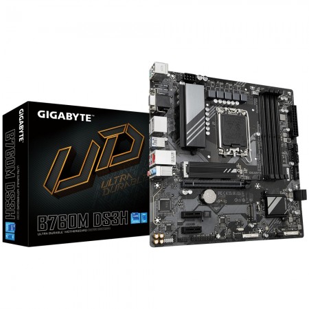 GIGABYTE B760M DS3H motherboard Intel B760 Express LGA 1700 micro ATX