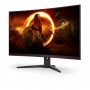 AOC G2 C32G2ZE BK monitor de ecrã 80 cm (31.5") 1920 x 1080 pixels Full HD LED Preto, Vermelho