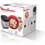 Máquina de fazer pão elétrica Moulinex Pain & Delicias - 20 programas - 610-720w