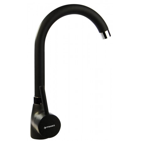 PYRAMIS 090918501 kitchen faucet Black