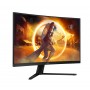 AOC G4 CQ32G4VE monitor de ecrã 81,3 cm (32") 2560 x 1440 pixels Quad HD LCD Preto, Cinzento