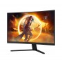 AOC G4 CQ32G4VE monitor de ecrã 81,3 cm (32") 2560 x 1440 pixels Quad HD LCD Preto, Cinzento