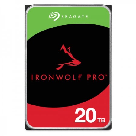 Seagate IronWolf Pro ST20000NT001 unidade de disco rígido 20 TB 7200 RPM 256 MB 3.5"