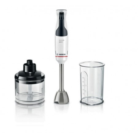 Bosch Serie 4 MSM4W420 liquidificador 0,6 l Varinha mágica 800 W Preto, Transparente, Branco