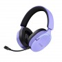 Trust GXT 491P FAYZO Auscultadores Com fios e sem fios Fita de cabeça Jogos USB Type-A Bluetooth Preto, Roxo