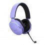 Trust GXT 491P FAYZO Auscultadores Com fios e sem fios Fita de cabeça Jogos USB Type-A Bluetooth Preto, Roxo