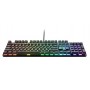 Trust GXT 871 Zora teclado Jogos USB QWERTY Inglês (Estados Unidos) Preto