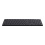 Trust Vaiya teclado Universal USB + RF Wireless + Bluetooth Inglês (Estados Unidos) Preto