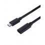 UNITEK C14086BK-1.5M USB cable USB 3.2 Gen 2 (3.1 Gen 2) USB C Black