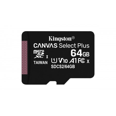 Kingston Technology Canvas Select Plus 64 GB MicroSDXC UHS-I Classe 10