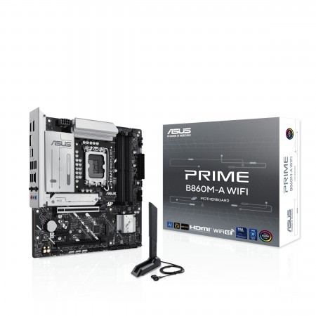 ASUS PRIME B860M-A WIFI Intel B860 LGA 1851 (Socket V1) micro ATX