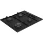 Beko HIBG64120SB piano cottura Nero Da incasso 60 cm Gas 4 Fornello(i)