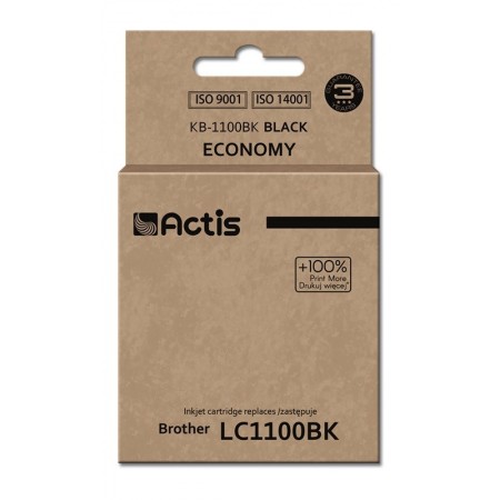 Actis KB-1100Bk Ink (replacement for Brother LC1100BK/980BK- Standard- 28 ml- black)