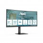 AOC V5 CU34V5C BK LED display 86,4 cm (34") 3440 x 1440 pixels Wide Quad HD Preto