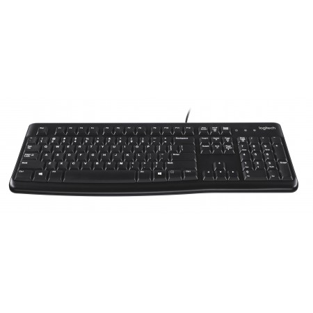 Logitech Keyboard K120 for Business teclado Escritório USB QWERTY Estados Unidos (Internacional) Preto