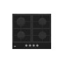 Beko HILG 642C5 SB Nero Da incasso 60 cm Gas 4 Fornello(i)