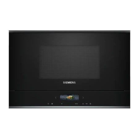 Siemens iQ700 BE732R1B1 forno a microonde Nero Microonde combinato Da incasso 21 L 900 W