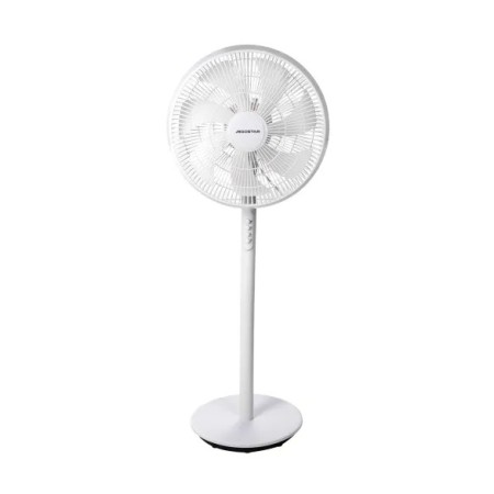 Ventilador de pedestal, 16 polegadas, 7 pás, 3 velocidades, branco
