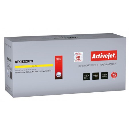 Activejet ATK-5220YN toner (replacement for Kyocera TK-5220M- Supreme- 1200 pages- yellow)