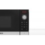 Bosch Serie 2 FFL023MS2 microondas Preto, Aço inoxidável Apenas micro-ondas Balcão 20 l 800 W