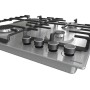 Gorenje G642ABX placa Aço inoxidável Embutido 60 cm Gás 4 zona(s)
