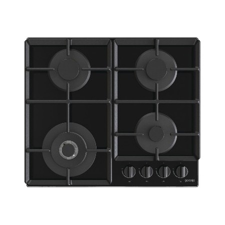 Gorenje GTW641EB piano cottura Nero Da incasso 60 cm Gas 4 Fornello(i)