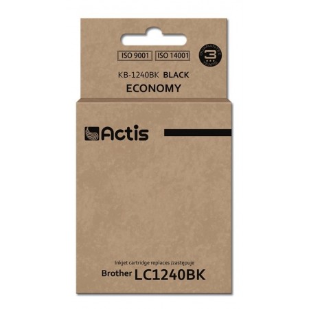 Actis KB-1240Bk Ink (replacement for Brother LC1240BK/LC1220BK- Standard- 19 ml- 600 pages, black)